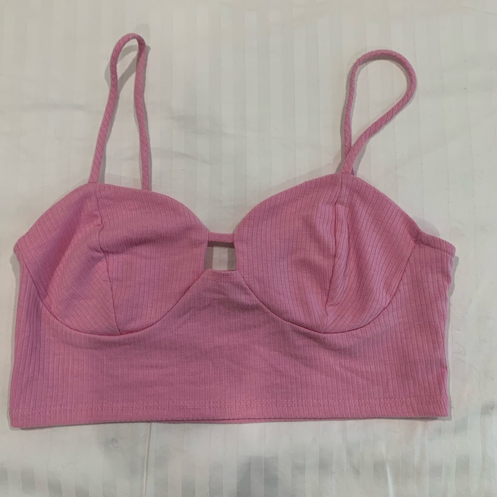 NWOT Publik Pink Cropped Tank‎